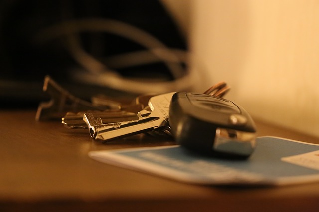 klíče od auta